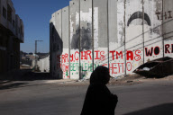 Christmas graffiti in Bethlehem