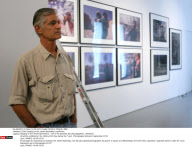 LYON: Hanging of the James Nachtwey's exhibition