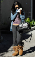 Vanessa Hudgens leaving Le Pain Quotidien in Studio City, Los Angeles, America - 28 Dec 2010