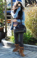 Vanessa Hudgens leaving Le Pain Quotidien in Studio City, Los Angeles, America - 28 Dec 2010
