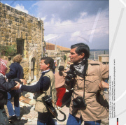 RAMALLAH : James Nachtwey at work.