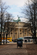Brandenburg Gate in Berlin, Germany - Dec 2009