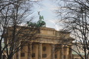 Brandenburg Gate in Berlin, Germany - Dec 2009