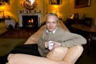 Julian Assange at Ellingham Hall, Norfolk, Britain - 24 Dec 2010