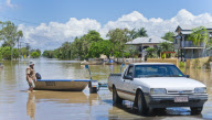 General Views of the Flooding in Rockhampton, Queensland