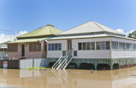 General Views of the Flooding in Rockhampton, Queensland