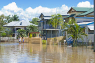 General Views of the Flooding in Rockhampton, Queensland