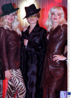 Television Presenter Zoe Ball In Drag Is The 'main Man' At The William Hunt Christmas Cabaret Extravaganza At The Talk Of London Theatre.