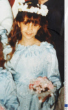 VICTORIA BECKHAM AS A BRIDESMAID AGED 8, HERTFORDSHIRE, BRITAIN - 1982
