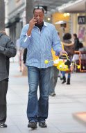 Conrad Murrary Seen Holding Sponge Bob Square Pants in Santa Monica