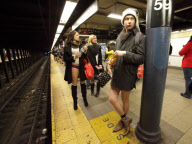 10th Annual No Pants Subway Ride 2011 in New York