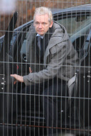 Founder of Wikileaks, Julian Assange at Belmarsh Magistrates court to attend an extradition hearing, London, Britain - 11 Jan 2011