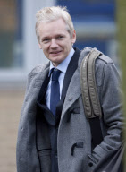 Founder of Wikileaks Julian Assange at Belmarsh magistrates court to attend an extradition hearing, London, Britain - 11 Jan 2011