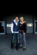 Singers Sarah Conner and Enrique Iglesias