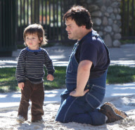 Jack Black at the Coldwater Canyon Park, Los Angeles, America - 28 Nov 2010