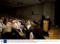 Director David Lynch and singer Donovan present a discussion on Transcendental Meditation, Trinity College, Dublin, Ireland - 20 Oct 2007