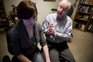 Teens teach elderly how to use technology