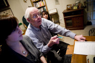 Teens teach elderly how to use technology