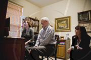 Teens teach elderly how to use technology
