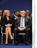 TOURS: Marine Le Pen newly elected president of the FN