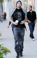 Adrien Brody goes shopping for luggage, Beverly Hills, Los Angeles, America - 12 Jan 2011