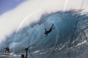 Photographer Brian Bielmann captures the moment surfers wipe out, America - 13 Jan 2011