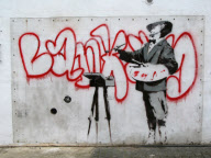 Banksy graffiti over the years, UK