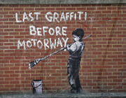 Banksy graffiti over the years, UK