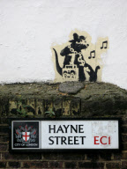 Banksy graffiti over the years, UK