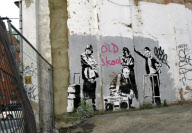 Banksy graffiti over the years, UK