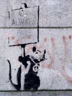 Banksy graffiti over the years, UK