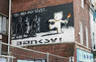 Banksy graffiti over the years, UK