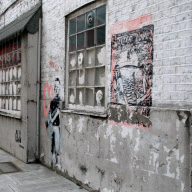 Banksy graffiti over the years, UK