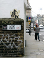 Banksy graffiti over the years, UK