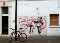 Banksy graffiti over the years, UK