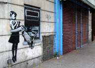 Banksy graffiti over the years, UK