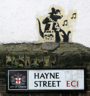 Banksy graffiti over the years, UK