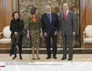  MADRID: King Juan Carlos and Placido Domingo
