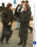 MICHAEL DOUGLAS AND NASTASSJA KINSKI FILMING 'A PERFECT MURDER', NEW YORK, AMERICA - 1997