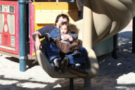 Jack Black has a Family Day at the Park