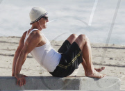 The Beach Is Matthew McConaughey's Gym