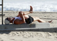 The Beach Is Matthew McConaughey's Gym