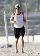 The Beach Is Matthew McConaughey's Gym