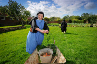 Self sufficient nuns at the Monastery of Visitation, Waldron, East Sussex , Britain - 01 Sep 2010