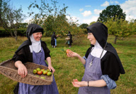 Self sufficient nuns at the Monastery of Visitation, Waldron, East Sussex , Britain - 01 Sep 2010