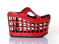 Bizarre high heel shoes by artist Kobi Levi, Tel Aviv, Israel - Sep 2010