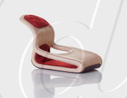 Bizarre high heel shoes by artist Kobi Levi, Tel Aviv, Israel - Sep 2010