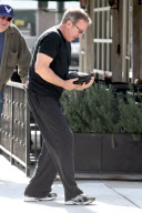EXCLUSIVE Tim Allen leaving Hugo's Cafe