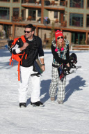 *EXCLUSIVE* LeAnn Rimes and Eddie Cibrian Hit the Slopes of Aspen