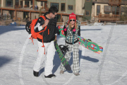 *EXCLUSIVE* LeAnn Rimes and Eddie Cibrian Hit the Slopes of Aspen